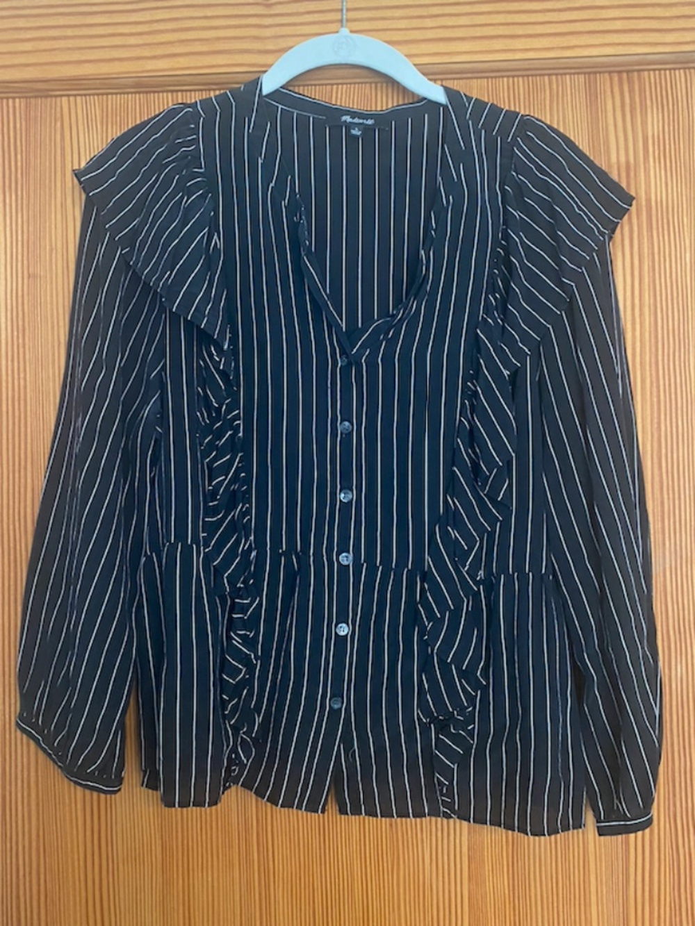 MADEWELL Ruffle Blouse - Picture 2 of 4
